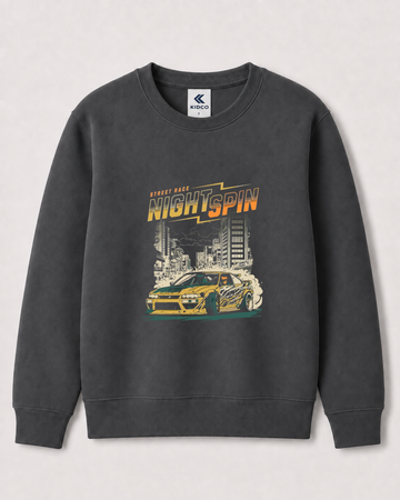 Dark Grey Sweatshirt back 3342