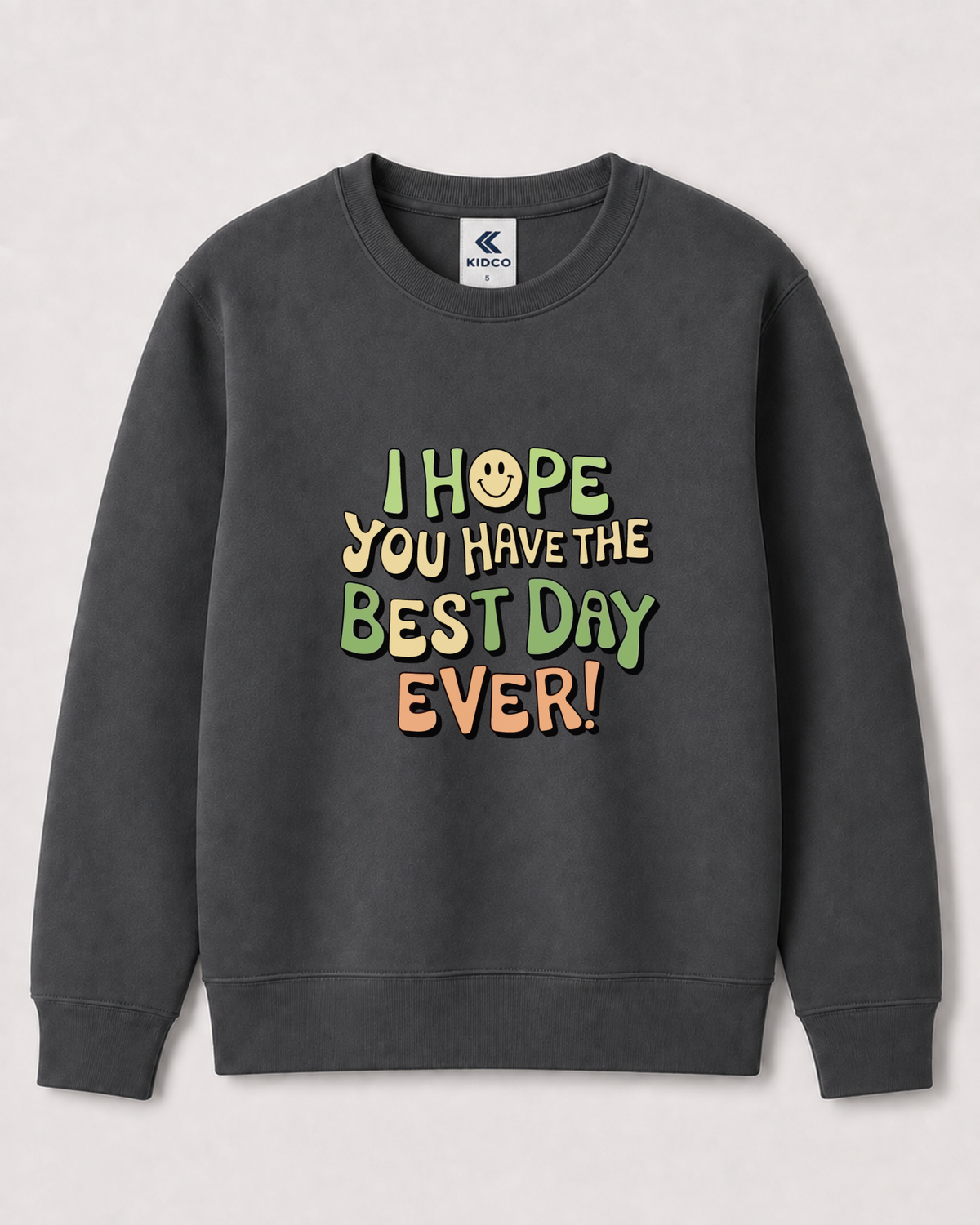 Dark Grey Sweatshirt back 3359