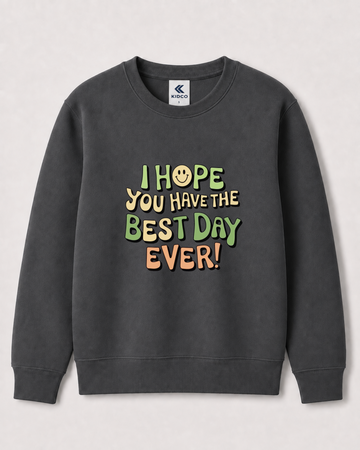 Dark Grey Sweatshirt back 3359