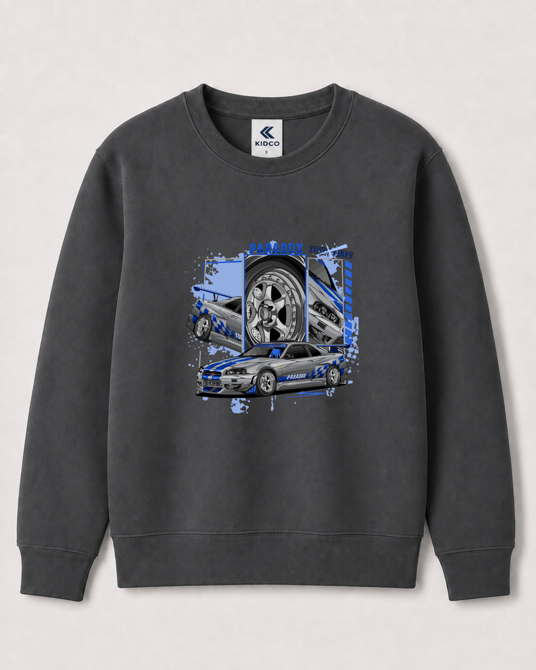 Dark Grey Sweatshirt back 3369