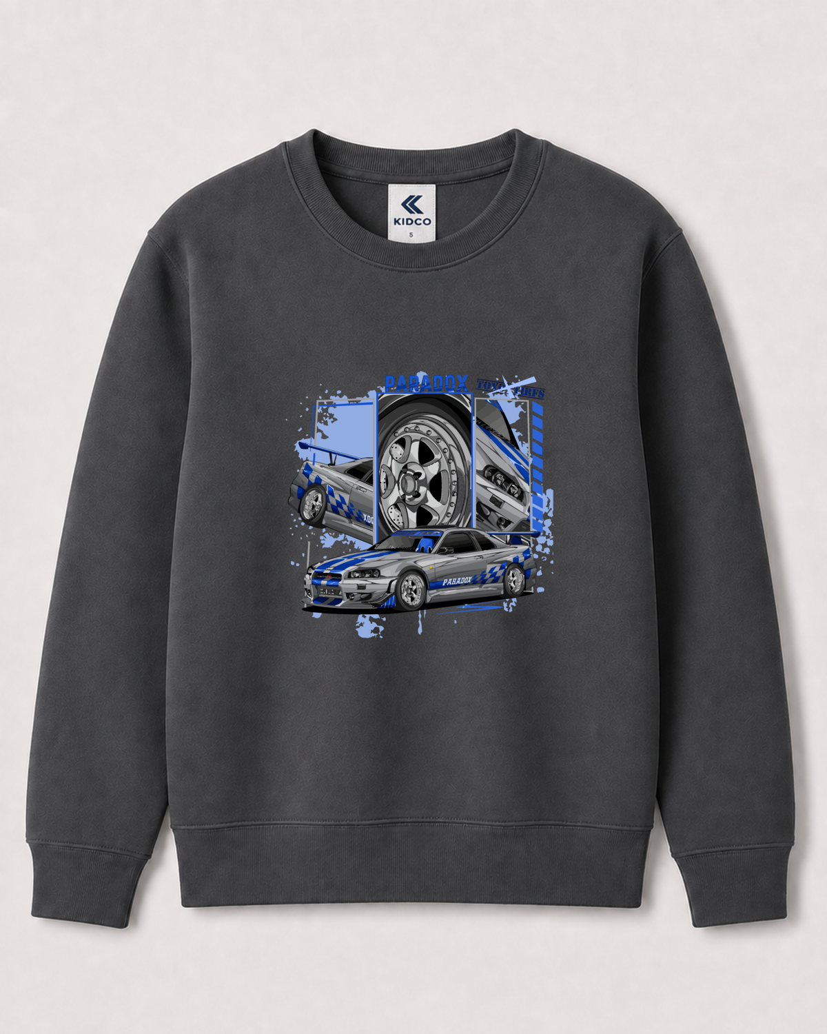 Dark Grey Sweatshirt back 3369