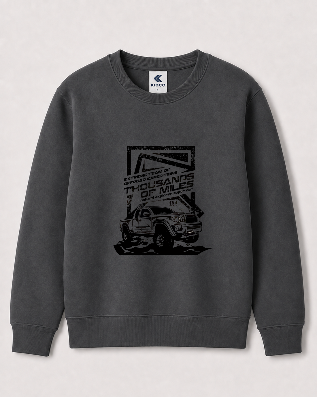 Dark Grey Sweatshirt back 3376