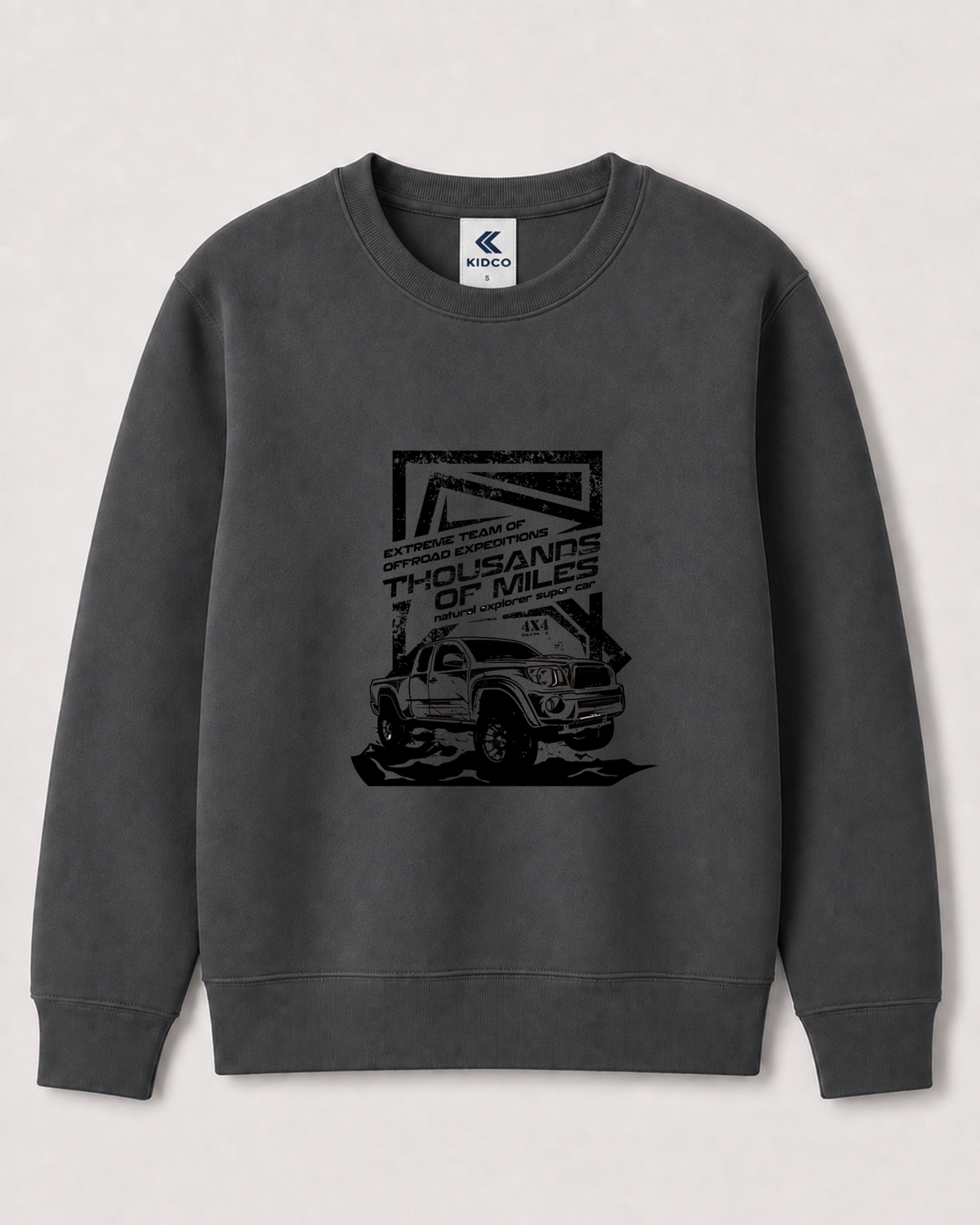 Dark Grey Sweatshirt back 3376