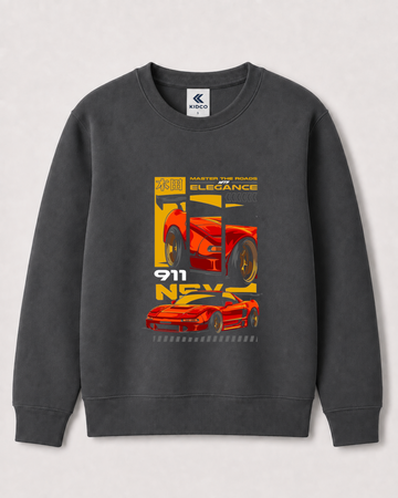 Dark Grey Sweatshirt back 3389
