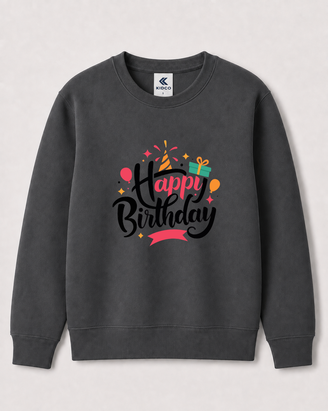 Dark Grey Sweatshirt back 3391