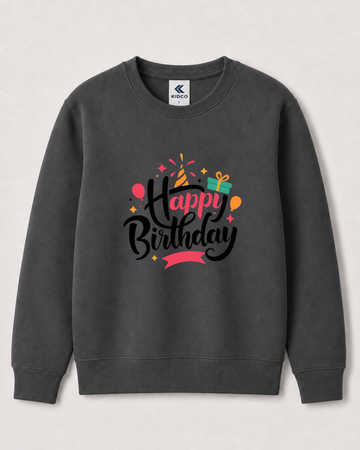 Dark Grey Sweatshirt back 3391