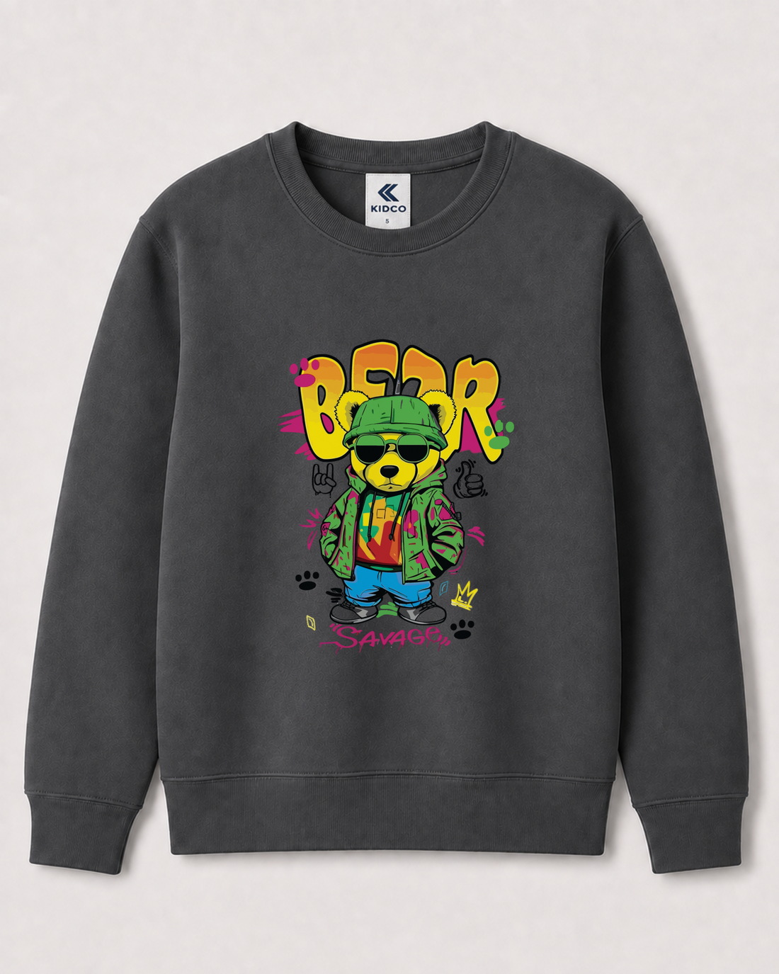 Dark Grey Sweatshirt back 3392