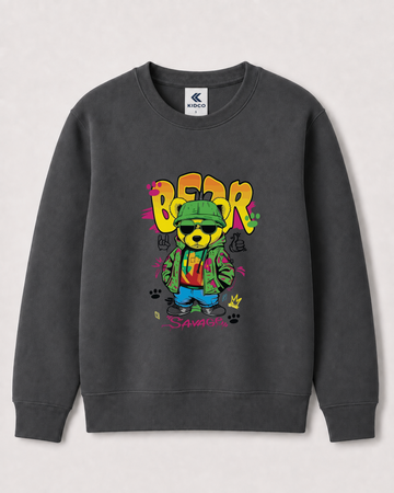 Dark Grey Sweatshirt back 3392