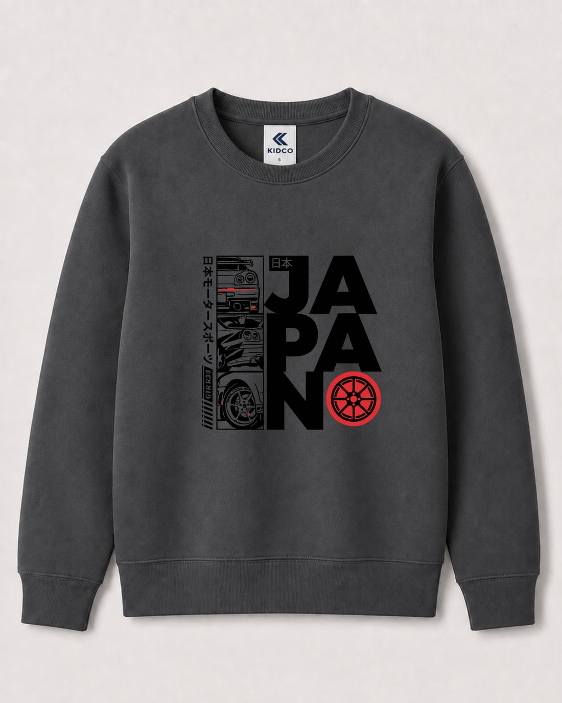 Dark Grey Sweatshirt back 3399