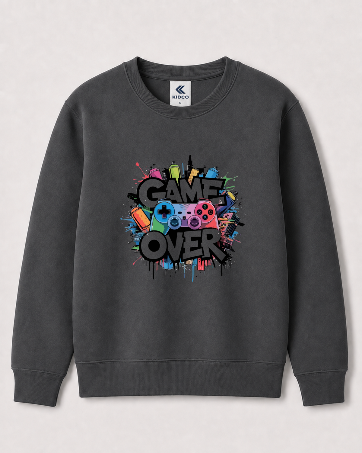 Dark Grey Sweatshirt back 3404