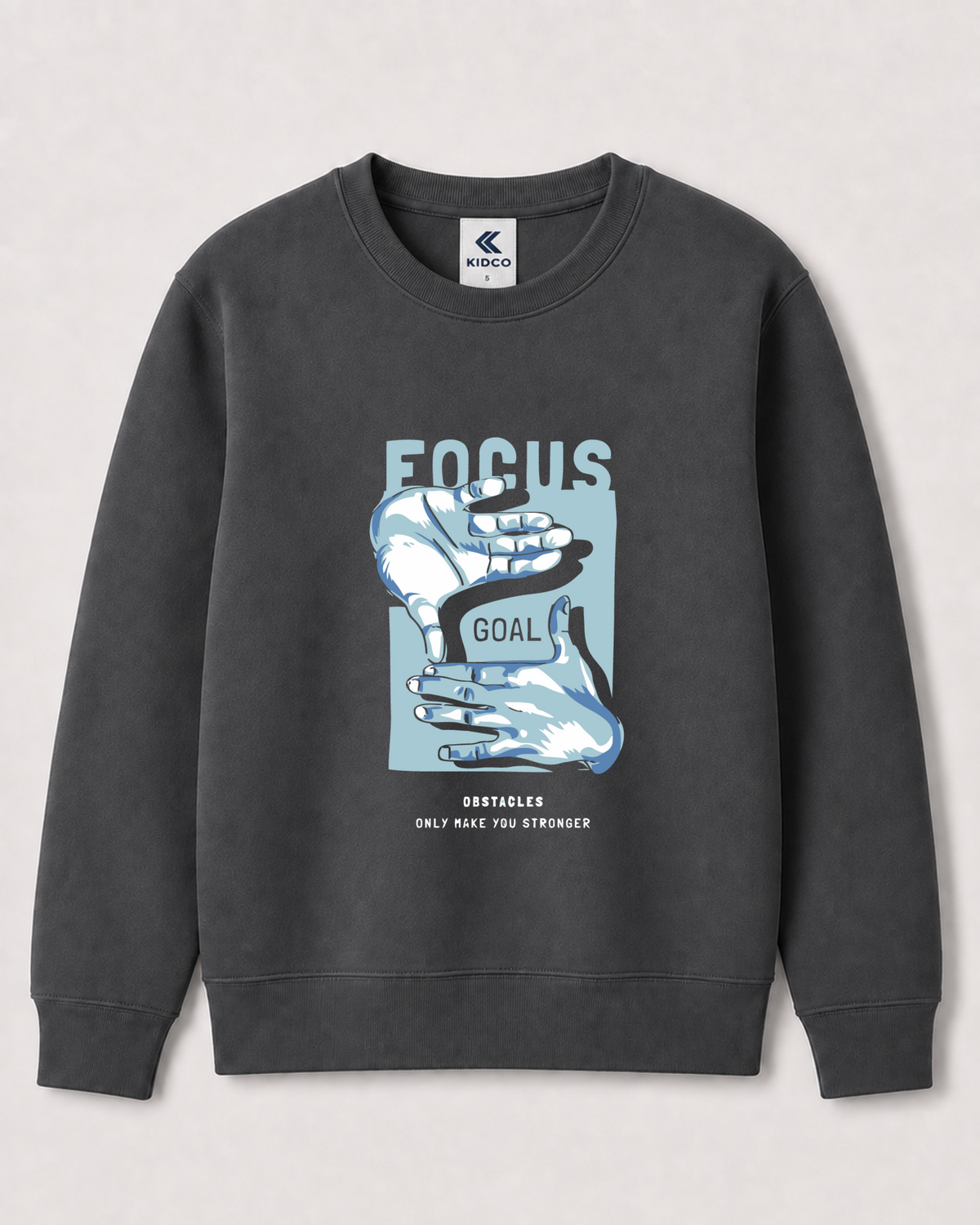 Dark Grey Sweatshirt back 3406