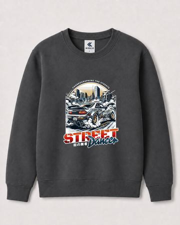 Dark Grey Sweatshirt back 3411