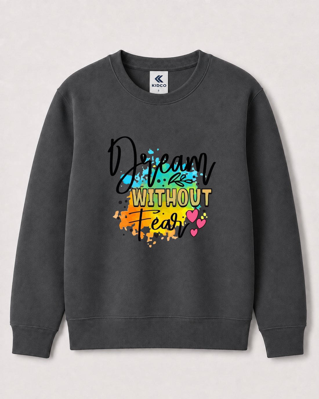 Dark Grey Sweatshirt back 3415