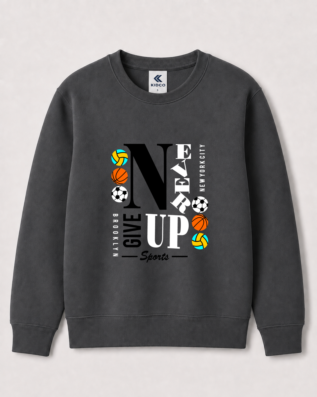 Dark Grey Sweatshirt back 3416