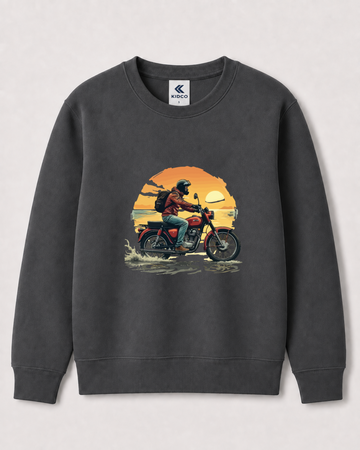 Dark Grey Sweatshirt back 3417