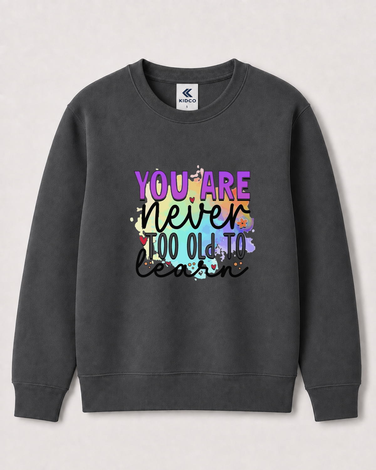 Dark Grey Sweatshirt back 3427