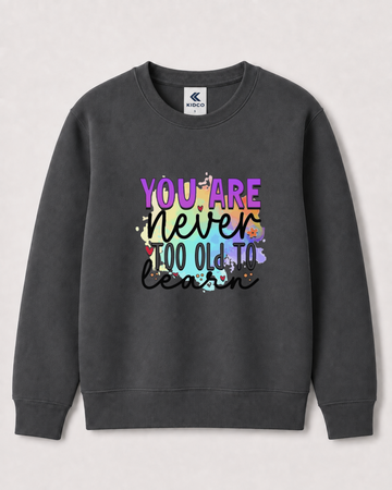 Dark Grey Sweatshirt back 3427