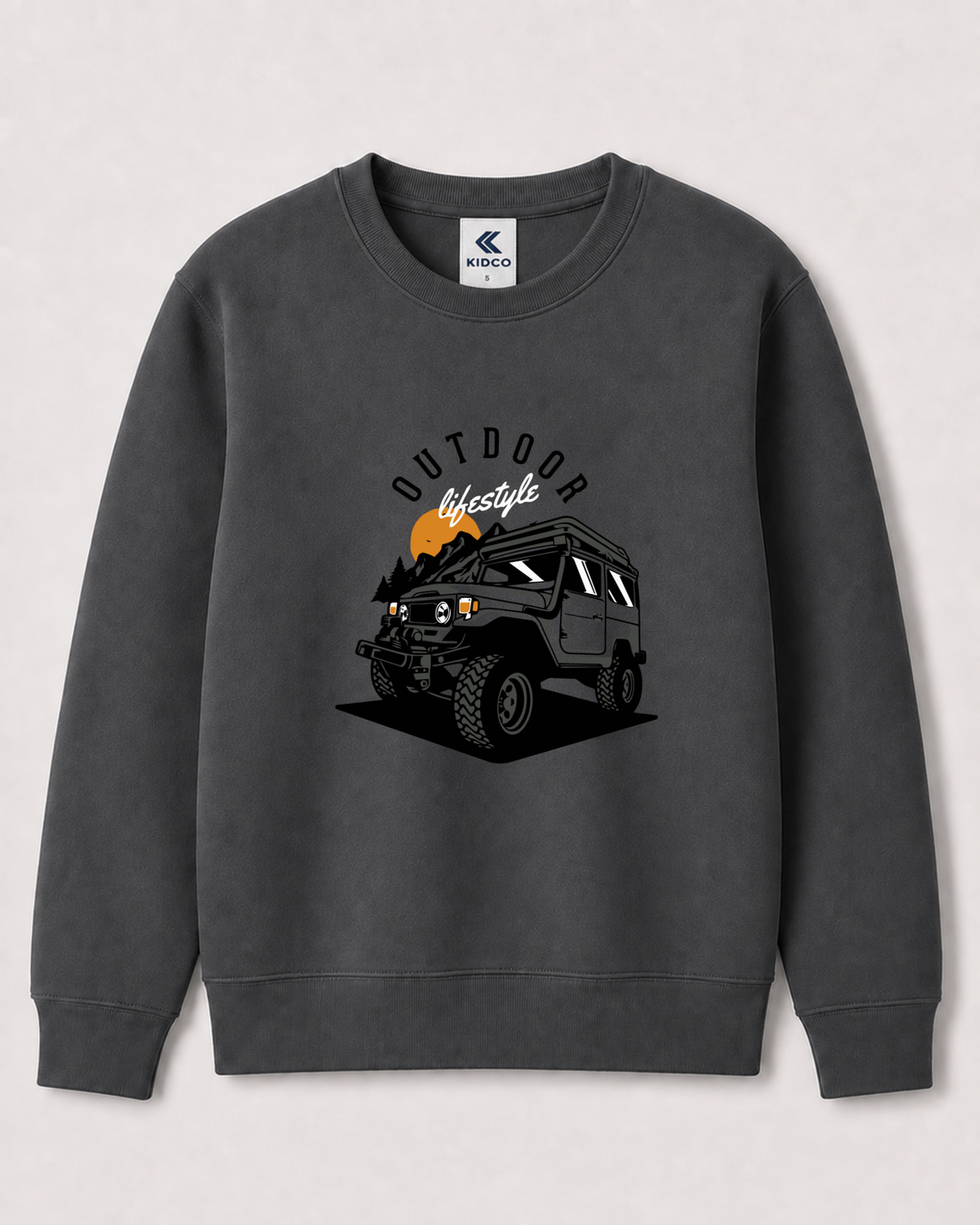 Dark Grey Sweatshirt back 3434