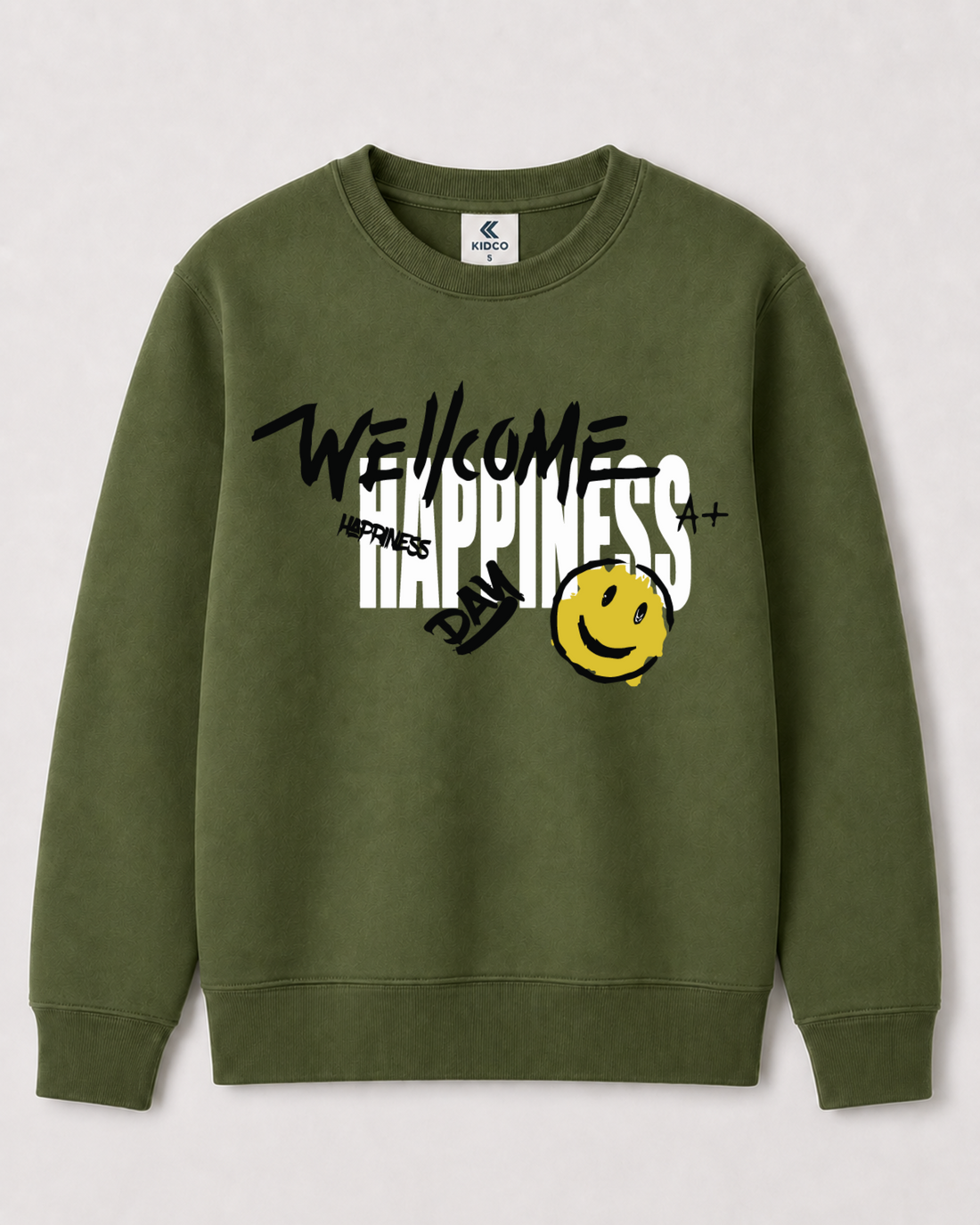 Olive Green Sweatshirt back 3320