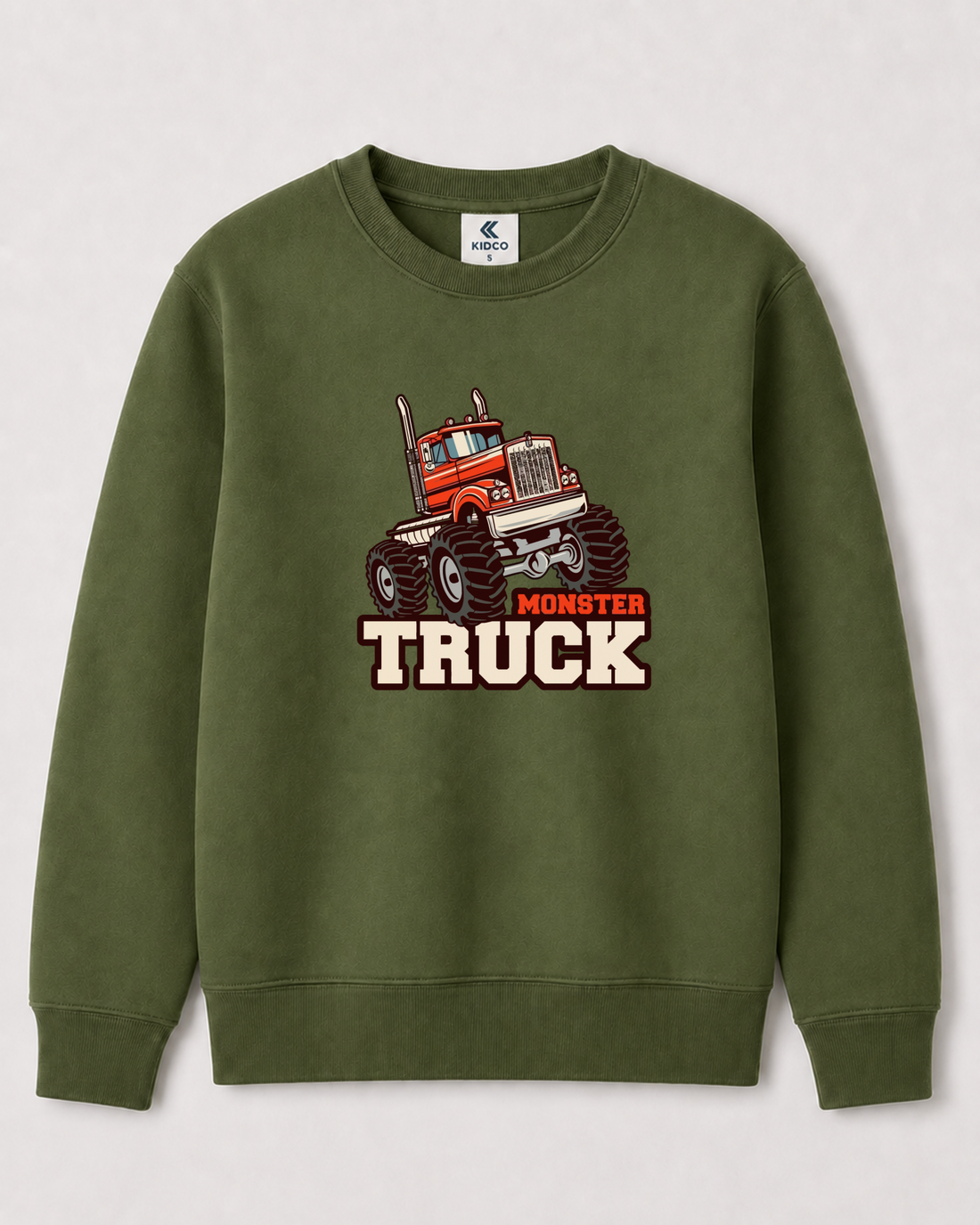 Olive Green Sweatshirt back 3363