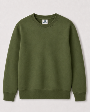 Olive Green sweatshirt front