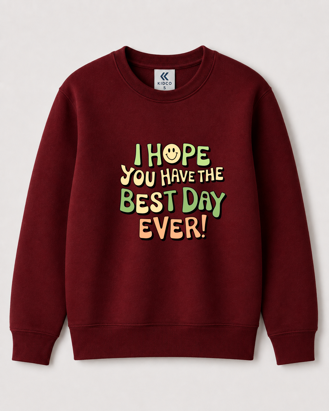 Red Sweatshirt back 3359