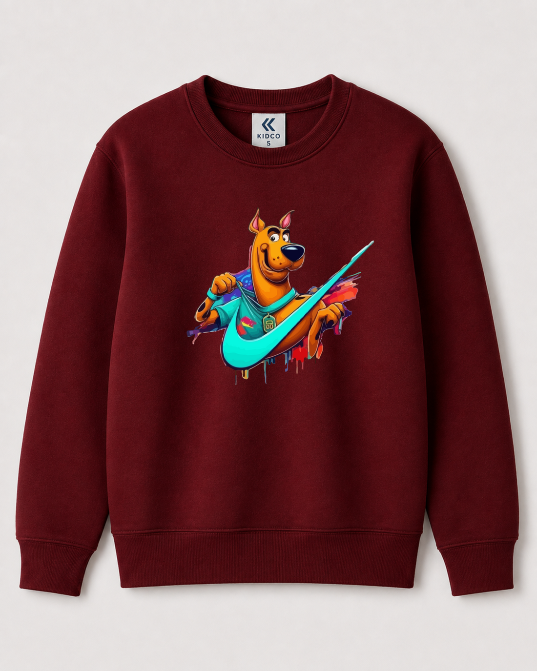 Red Sweatshirt back 3361