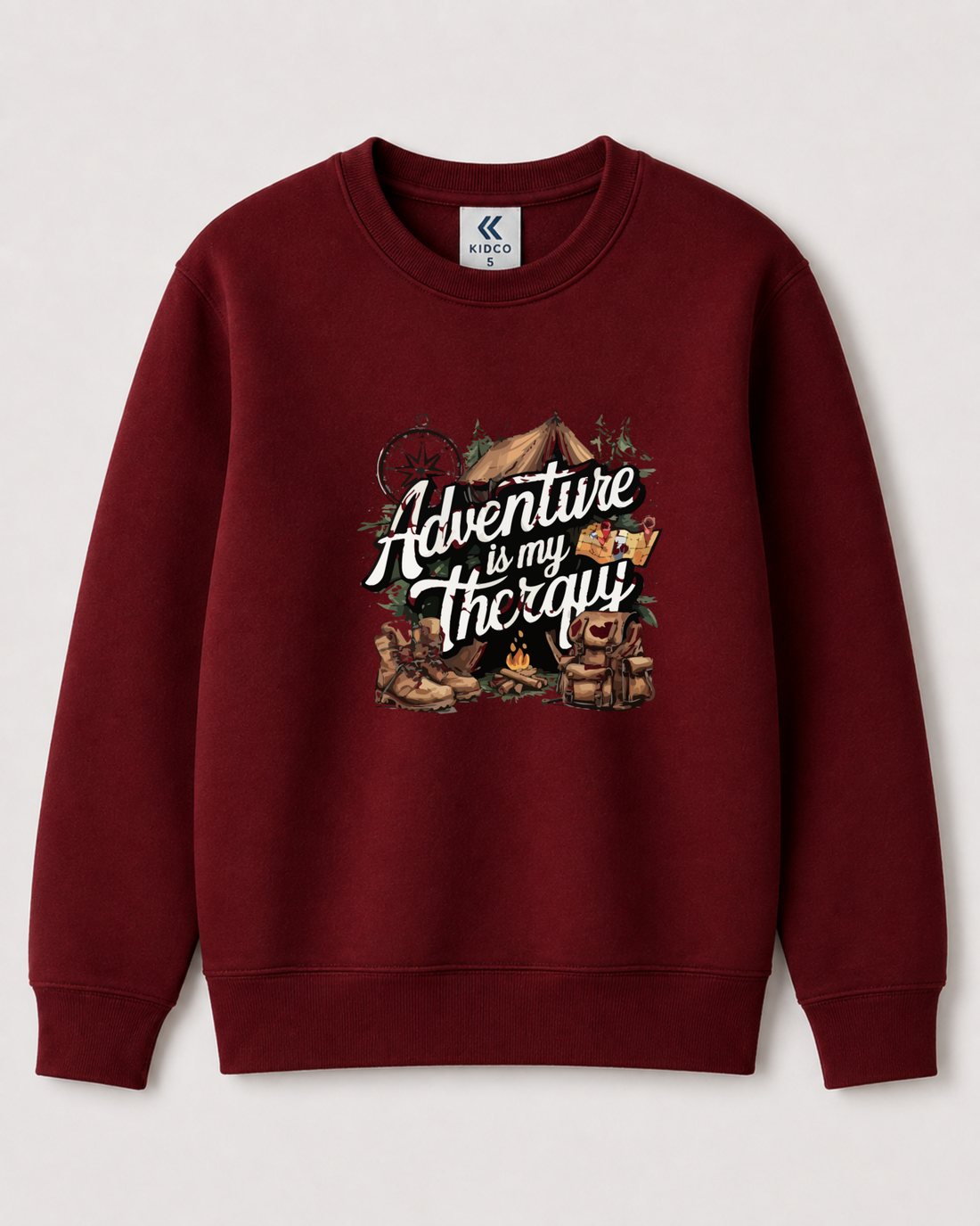 Red Sweatshirt back 3364