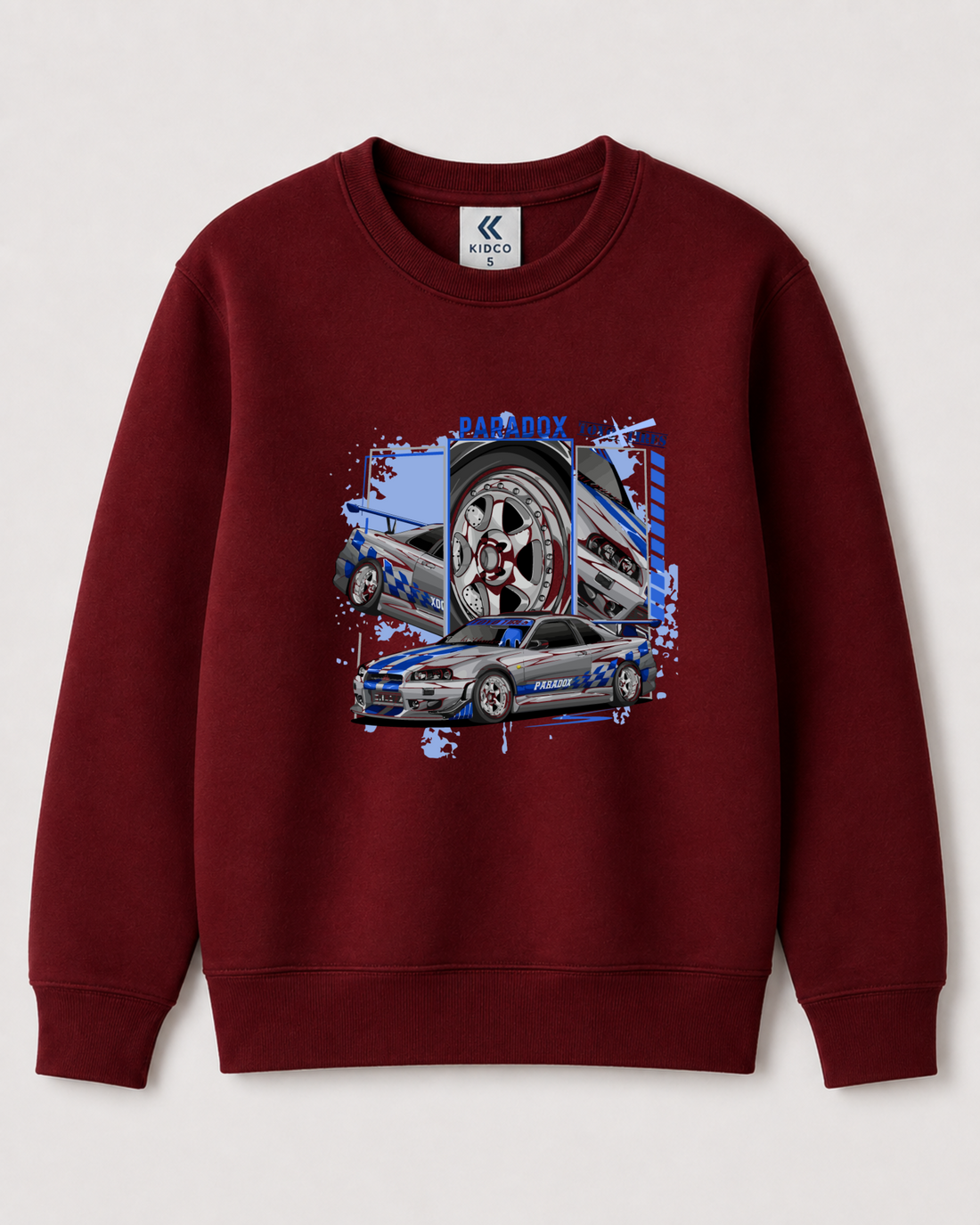 Red Sweatshirt back 3369