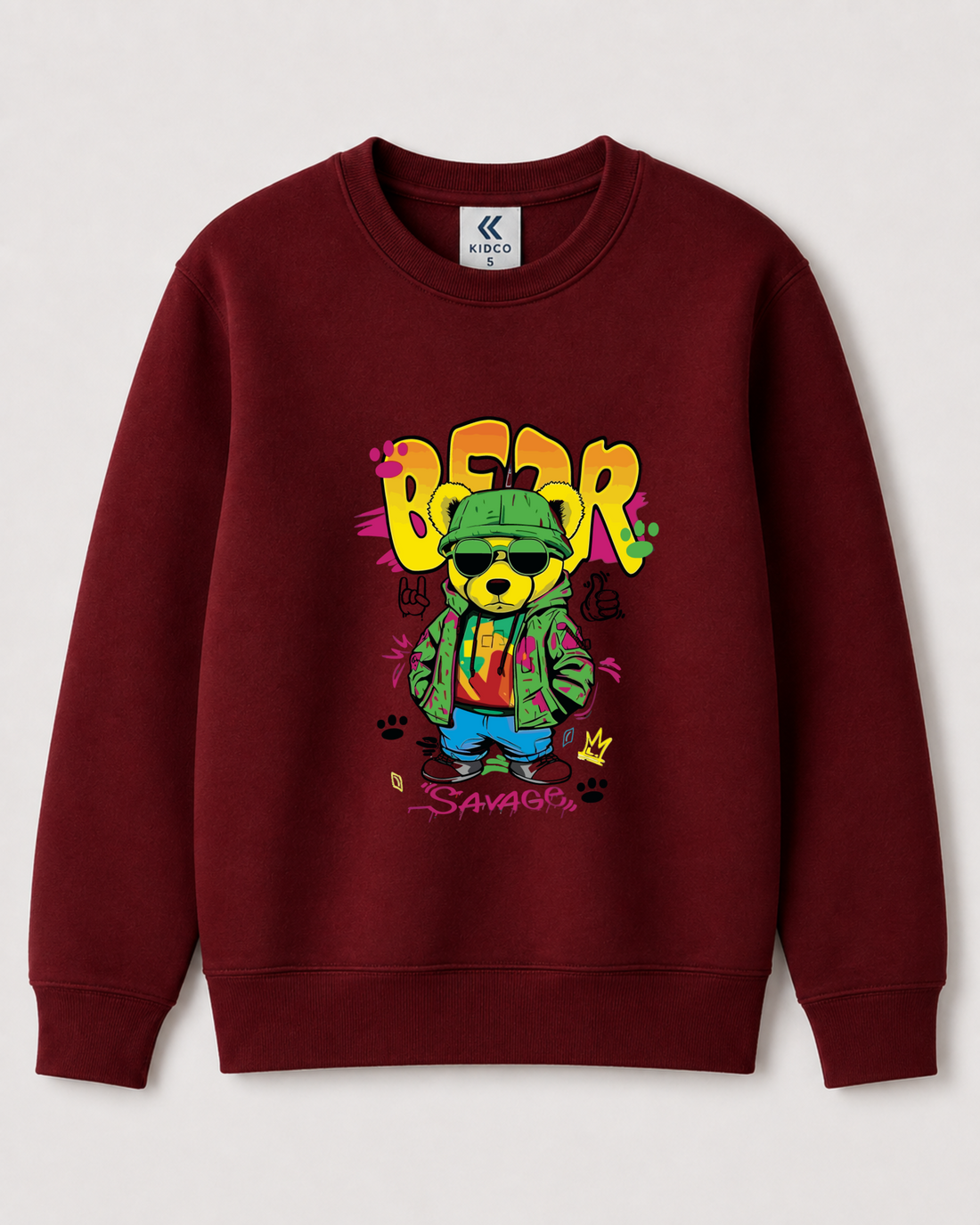 Red Sweatshirt back 3392