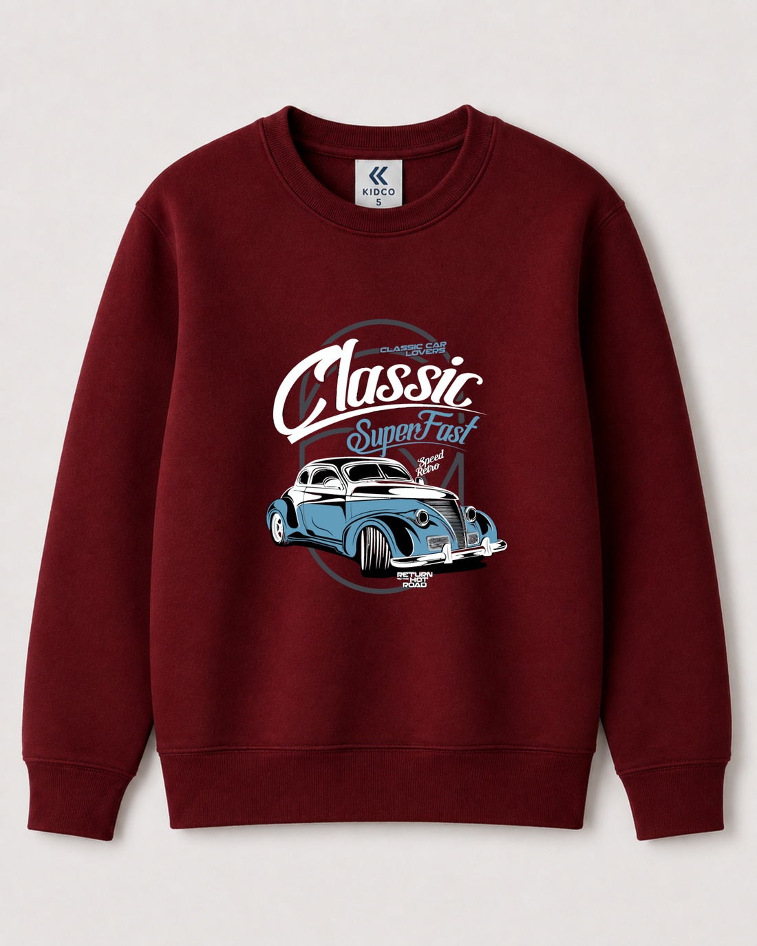 Red Sweatshirt back 3395