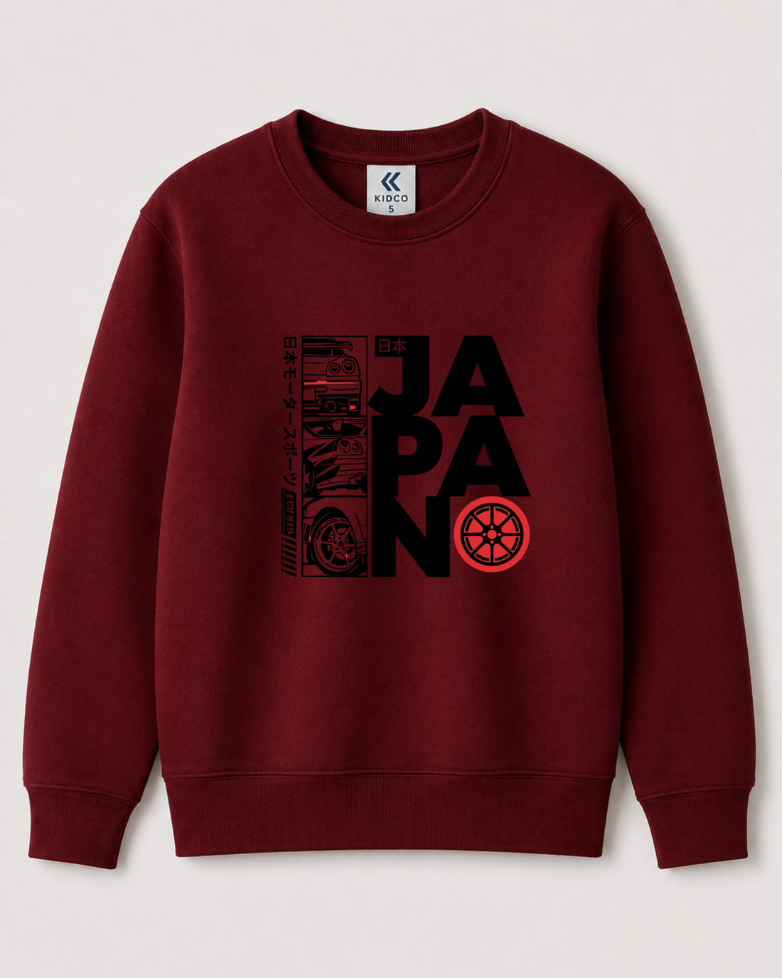 Red Sweatshirt back 3399
