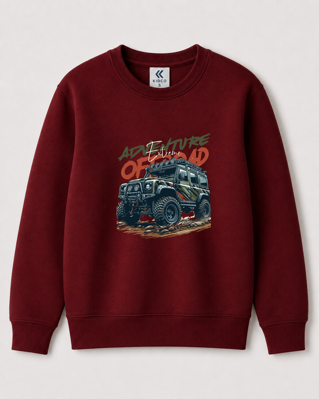Red Sweatshirt back 3418