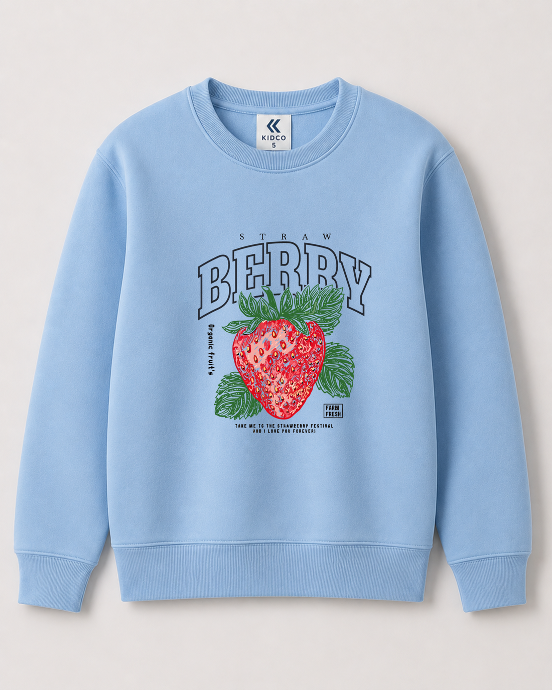 Sky Blue Sweatshirt back 3370
