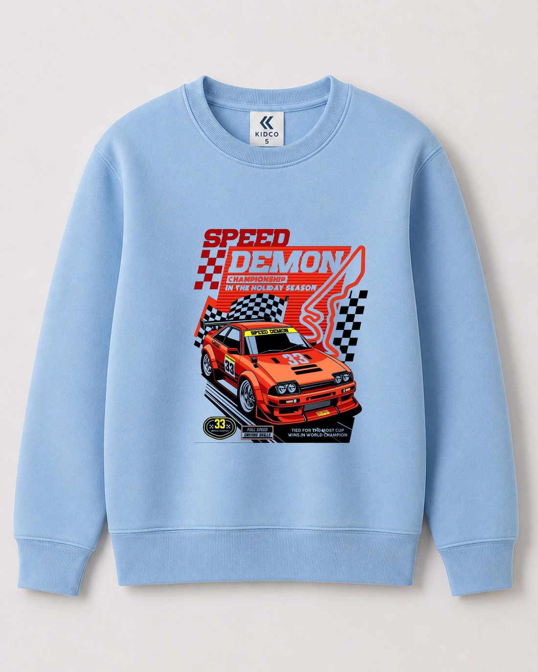 Sky Blue Sweatshirt back 3396